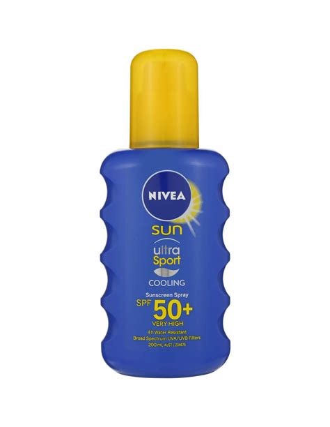 nivea sunblock spf 50.